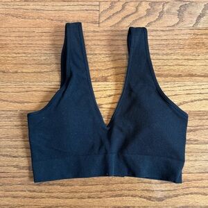 NWOT Superchill by Aerie Cotton Seamless Plunge Bralette